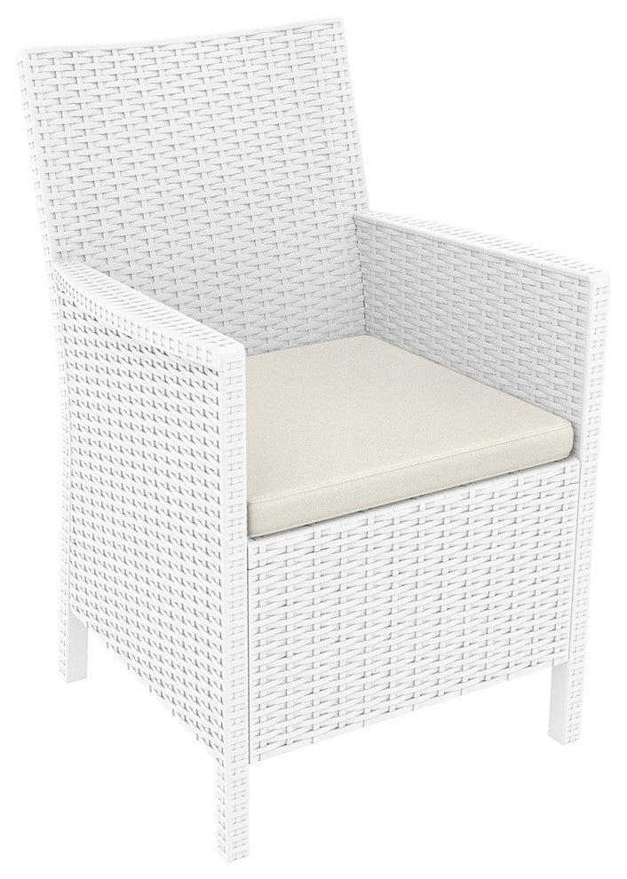 Compamia California 7-Piece Outdoor Seating Set, White
