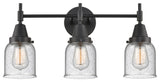 INNOVATIONS LIGHTING 447-3W-BK-G54-LED Caden 3 Light 26 inch Bath Vanity Light