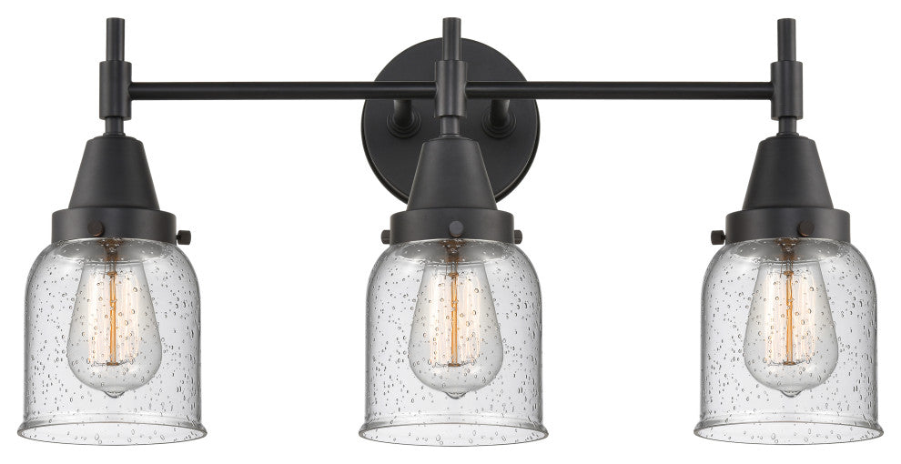 INNOVATIONS LIGHTING 447-3W-BK-G54-LED Caden 3 Light 26 inch Bath Vanity Light