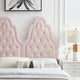 Augustine Tufted Performance Velvet King/California King Headboard Pink