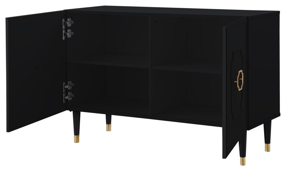 Nohea Sideboard, 2 Doors, Black