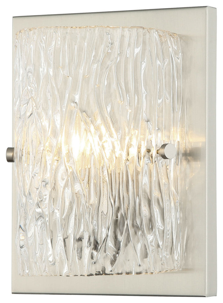 Varaluz 376W01 Morgan 10" Tall Wall Sconce - Satin Brass