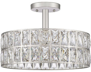 Coffman 3-Light Semi-Flush Mount in Western Bronze