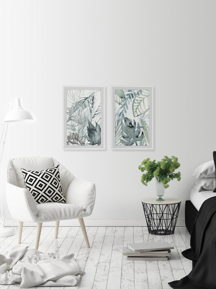 Mystic Tropical Diptych, 16"x12"