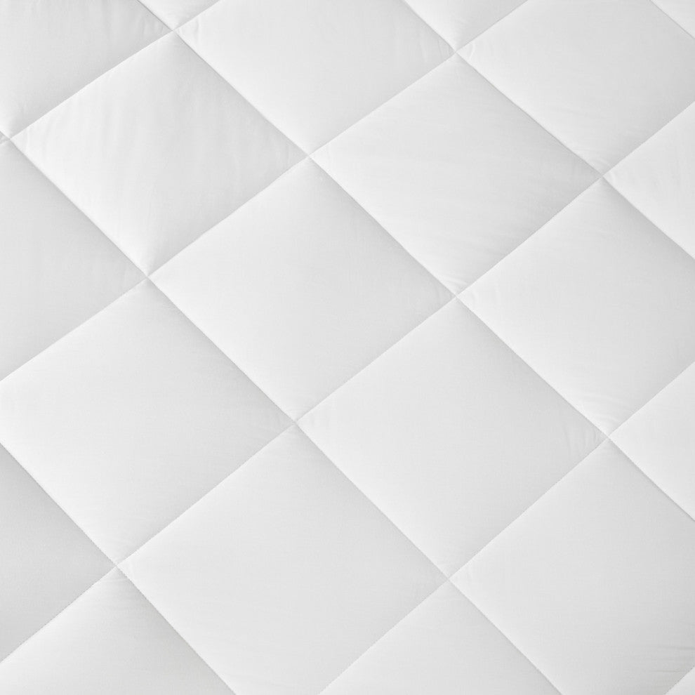 Waterproof Mattress Pad, White, Full