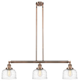 Innovations Bell LED Large Island Light 213-AC-G713-LED, Antique Copper