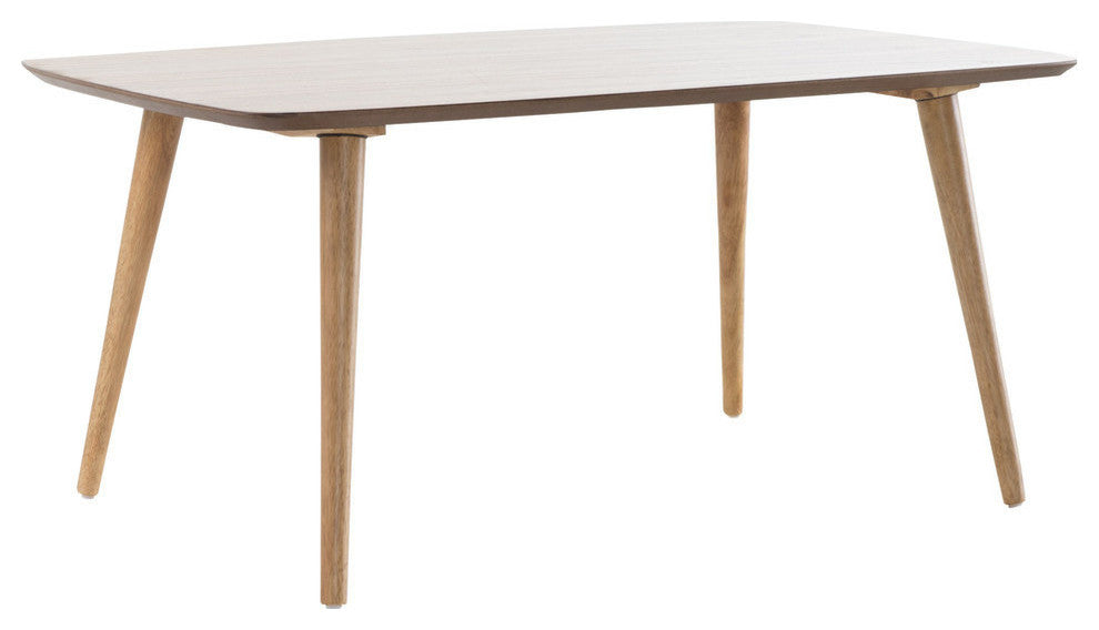 GDF Studio Cilo Mid Century Design Wood Finished Coffee Table, Natural