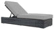 Summon Outdoor Patio Sunbrella, Chaise Lounge, Canvas Gray