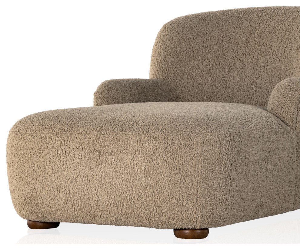 Kadon Chaise Lounge-Sheepskin Camel