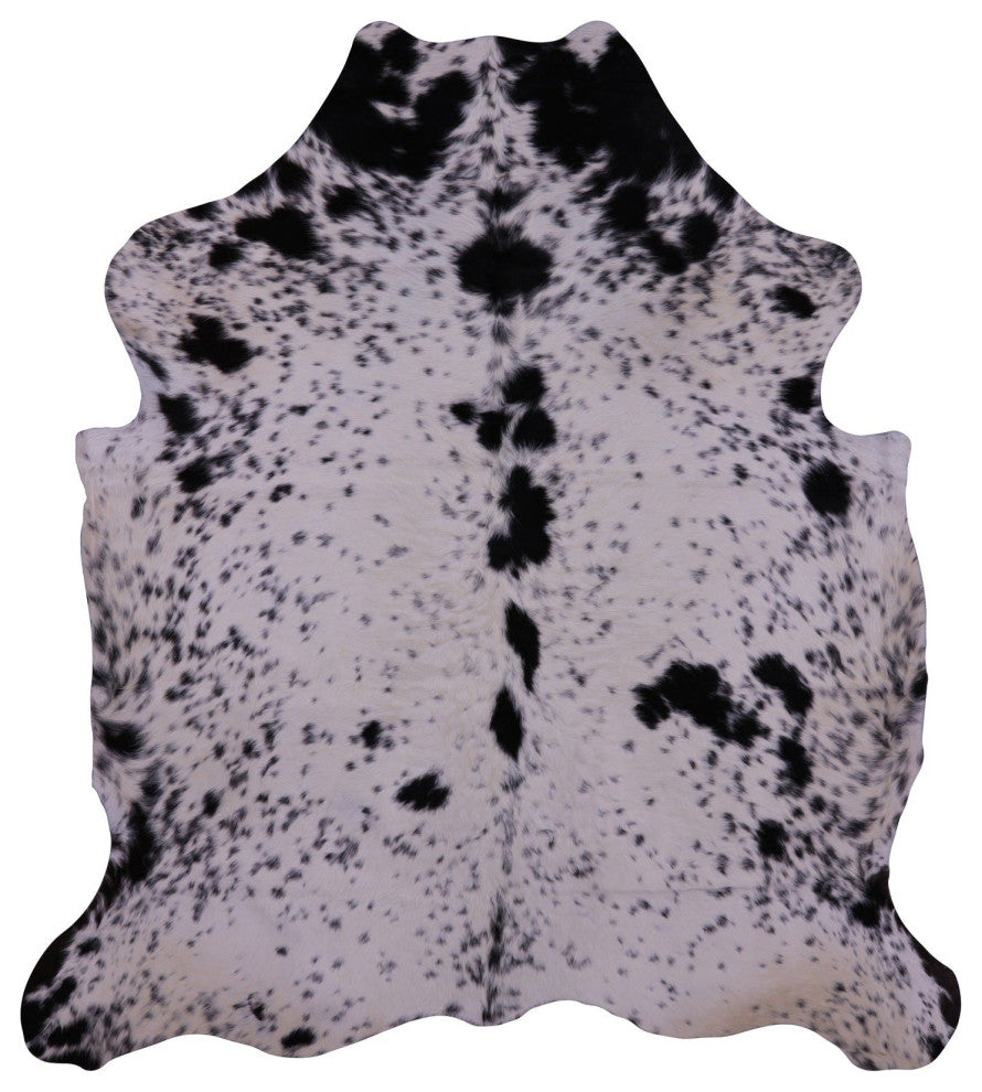 Organic Natural Hair-On Cowhide Area Rug 6' 9" X 6' 2" C1577