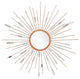 Sunburst Mirrored Wall Sculpture