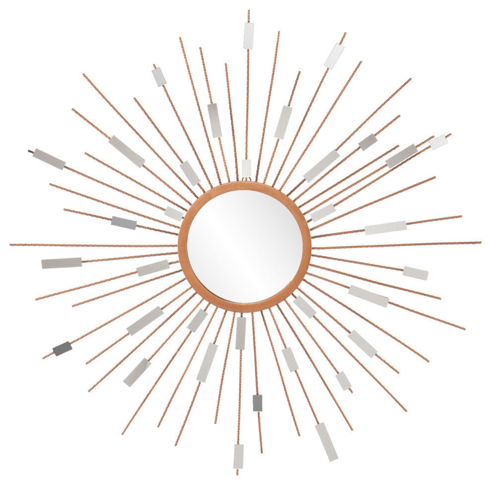 Sunburst Mirrored Wall Sculpture