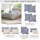 Mills Duvet Set Denim, Queen