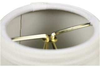Clip-on Candelabra Lamp Shade Light Oatmeal