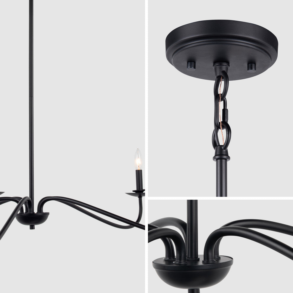 5-Light Elegant Traditional Chandelier
