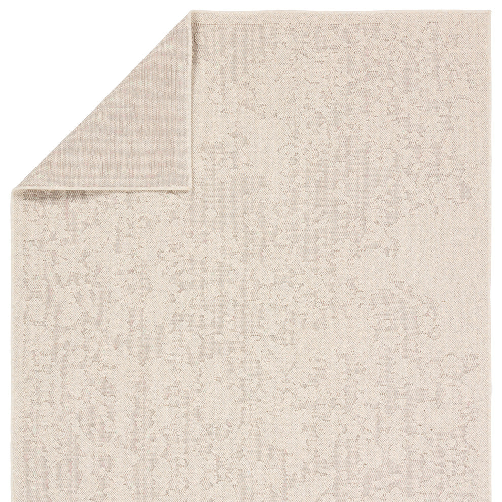 Vibe Paradox Indoor/Outdoor Abstract Cream Area Rug 4'X6'