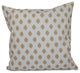 Cop-Ikat Geometric Print Pillow, Khaki, 26"x26"