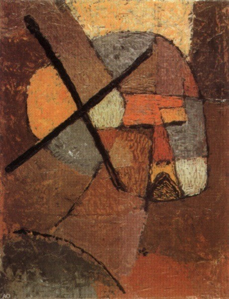 Paul Klee Struck from the List, 21"x28" Wall Decal