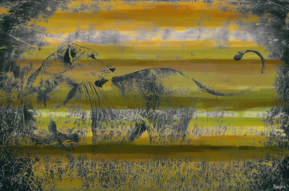 "Queen of the Jungle" Print on Canvas, 60"x40"