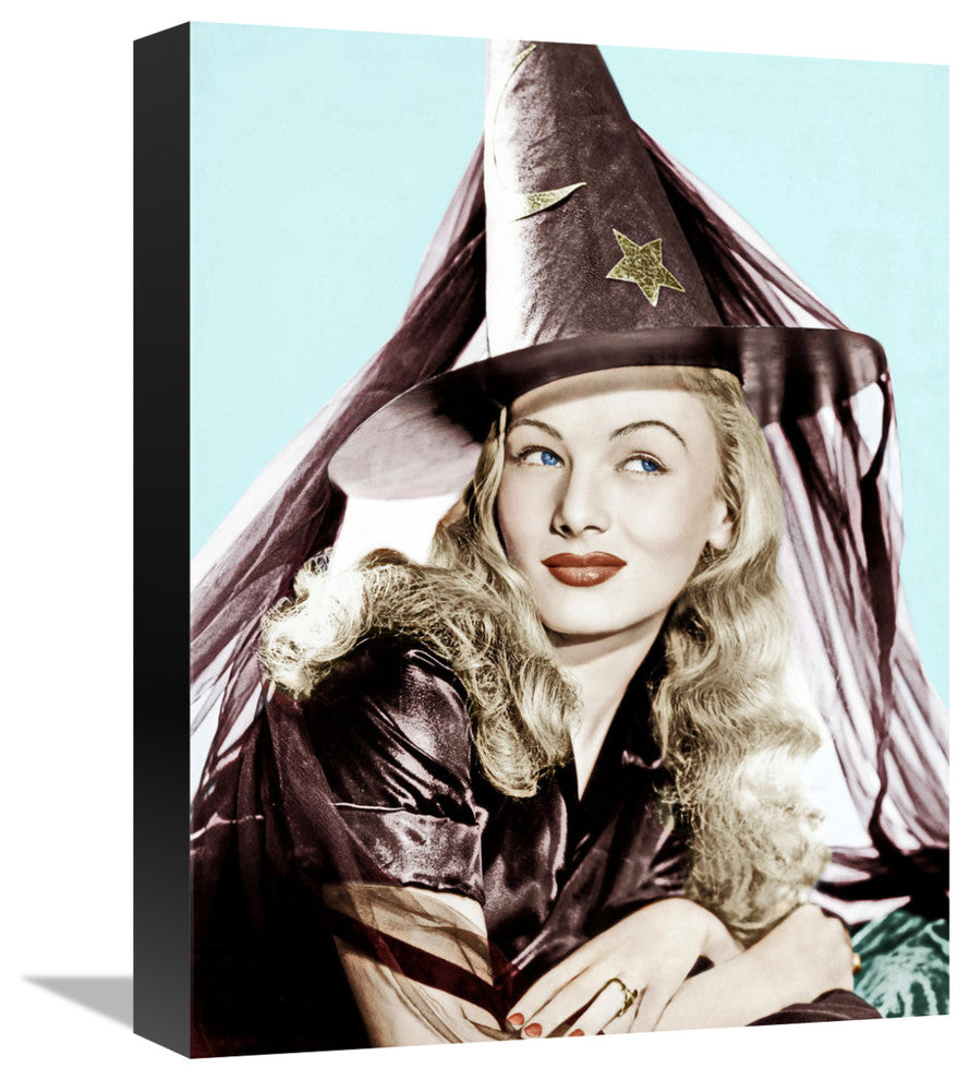 "I Married a Witch - Veronica Lake" Canvas Giclee, 12"x16"