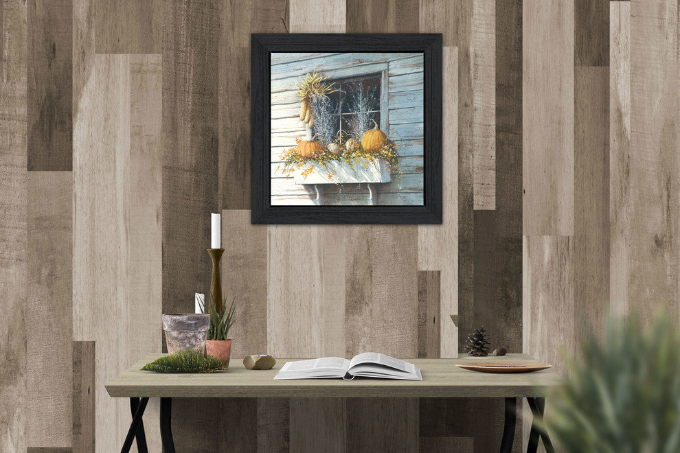 "Window Dressing" By John Rossini, Printed Wall Art, Ready To Hang, Black Frame