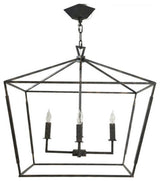 Arnold Chandelier, 4-Light, Antique Bronze, 24.25"W (SCH-153435 8021UCF)