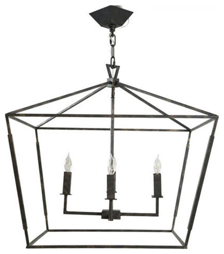 Arnold Chandelier, 4-Light, Antique Bronze, 24.25"W (SCH-153435 8021UCF)