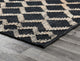 Katerina Black/Natural Handwoven Area Rug by Kosas Home