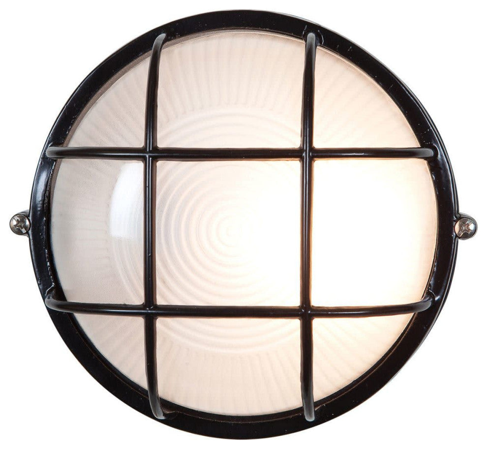 Access Lighting 20296LEDDLP/FST Nauticus 10" Tall LED Wall Sconce - Black