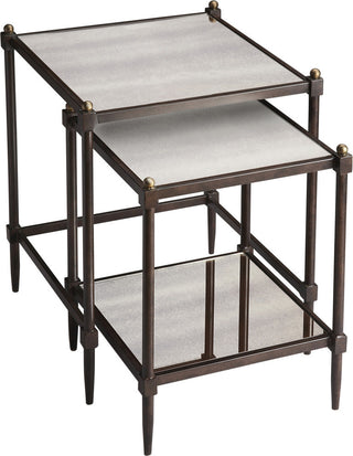Butler Peninsula Mirrored Nesting Tables
