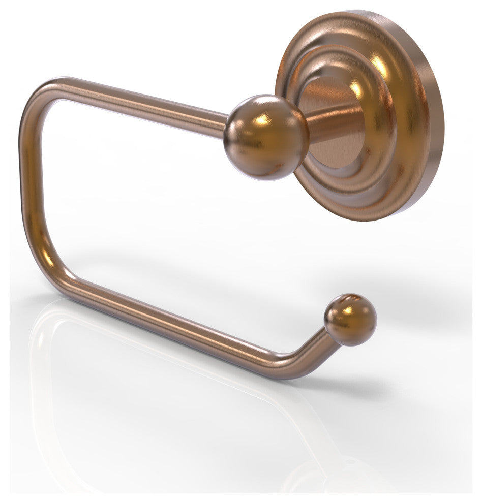 Prestige Que New European Style Toilet Tissue Holder, Brushed Bronze