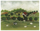 "A Day at the Farm II Bright" Digital Paper Print by David Carter Brown, 50"x38"