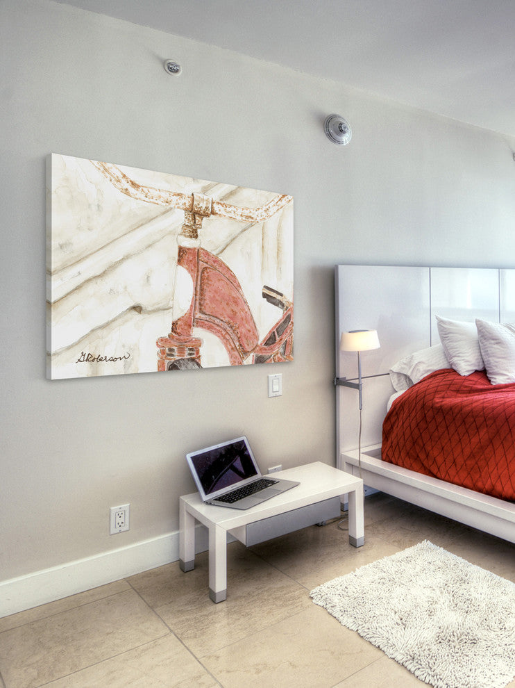 "Old Friend" Painting Print on Wrapped Canvas, 60"x40"