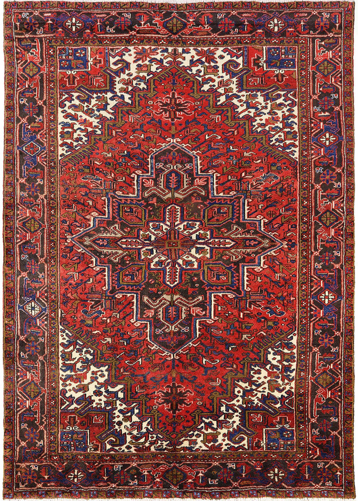 Ahgly Company Indoor Rectangle Mid-Century Modern Area Rugs, 5' x 8'
