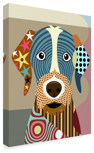 Lanre Adefioye 'German Wirehaired Pointer' Canvas Art, 32"x24"