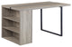 60" Dinning Table, Rustic Oak/Black Finish