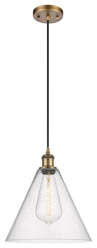 Innovations Lighting 516-1P-BB-GBC-124 1 Light 12" Mini Pendant