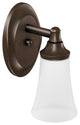 Moen YB2861ORB Eva Oil-Rubbed Bronze One-Globe Bath Light Fixture