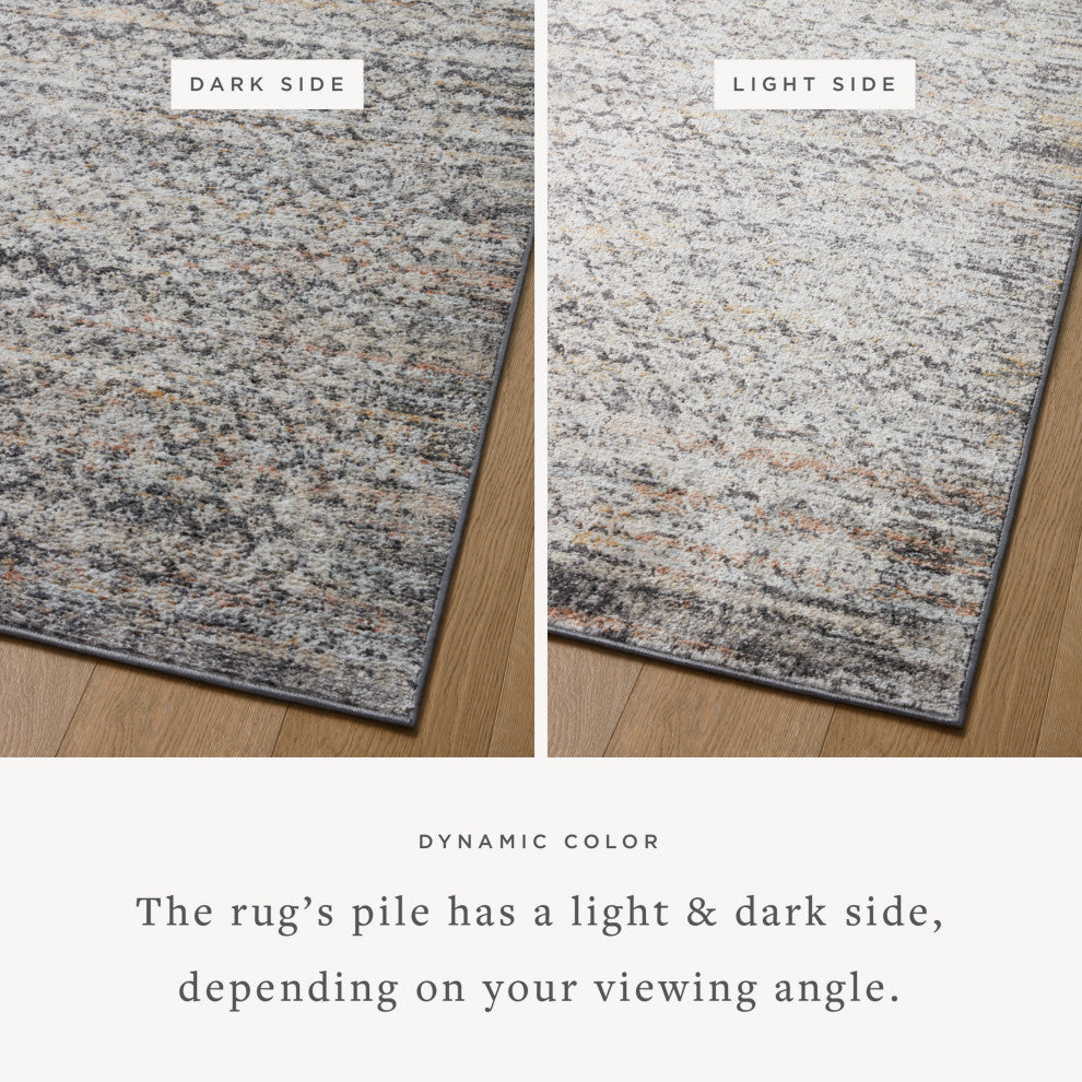 Loloi II Monroe Grey / Multi 2'-6" x 4'-0" Accent Rug