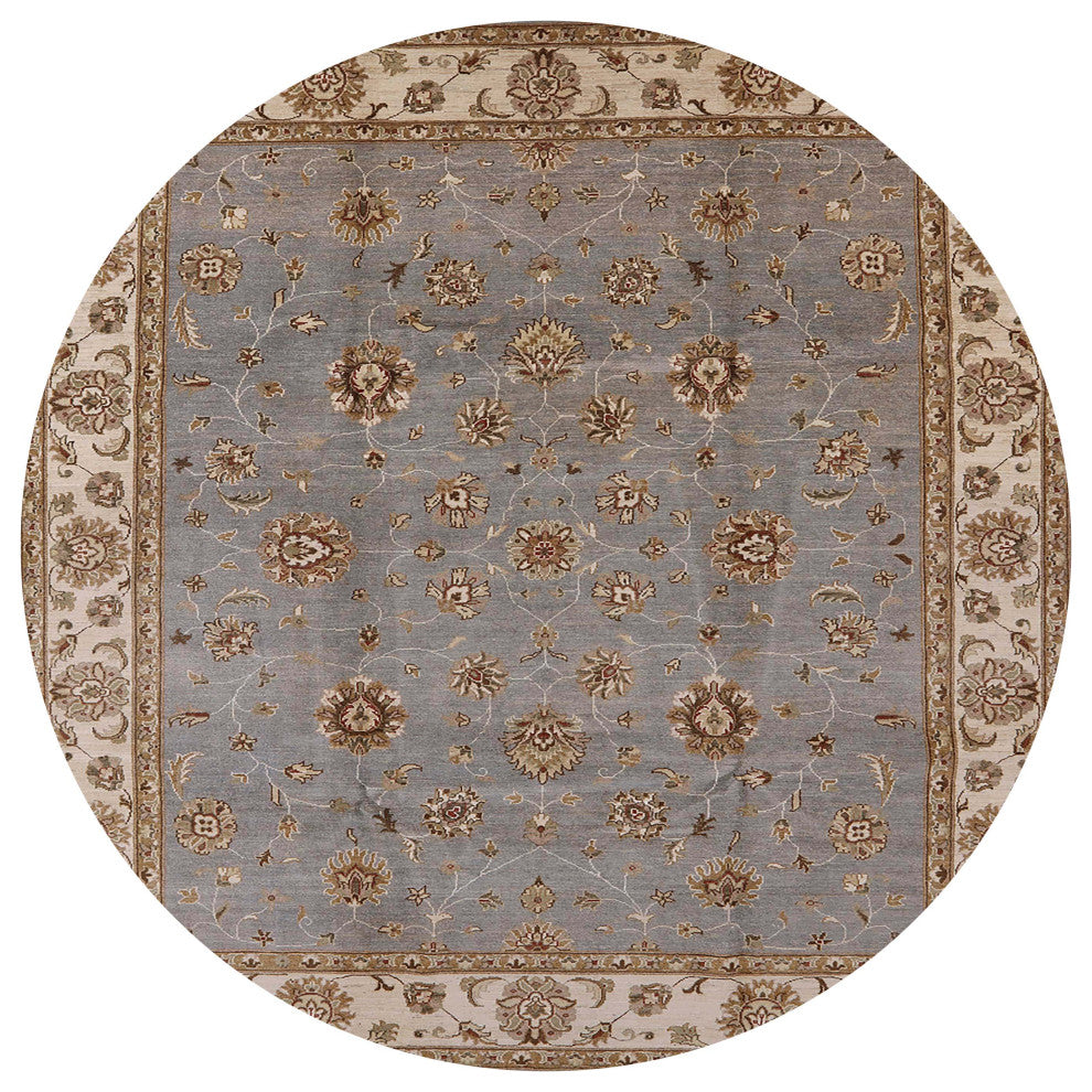 Ahgly Company Indoor Round Mid-Century Modern Area Rugs, 3' Round