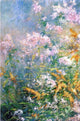 John Twachtman Meadow Flowers Wrapped Canvas, 18"x27"