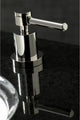 Kingston Brass Widespread Bathroom Faucet With Brass Pop-Up, Polished Nickel