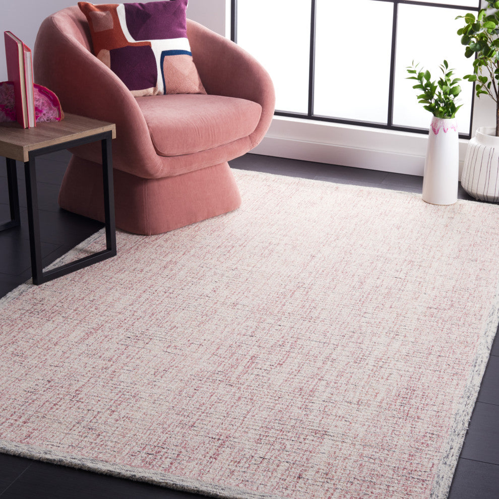 Safavieh Couture Abstract Collection, ABT467 Rug, Pink/Ivory, 4'x6'