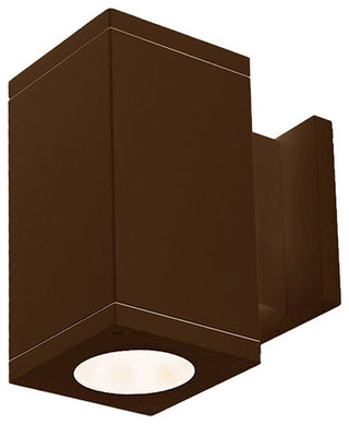 Cube Architectural 5" LED Wall-Light Straight 40 Deg Beam 3000K 90 CRI, Bronze