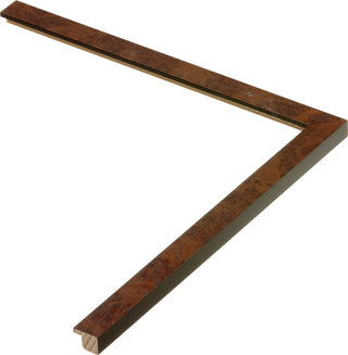 Burnt Brown Picture Frame, 3/4", Easle Back, Modern, 8 x 10