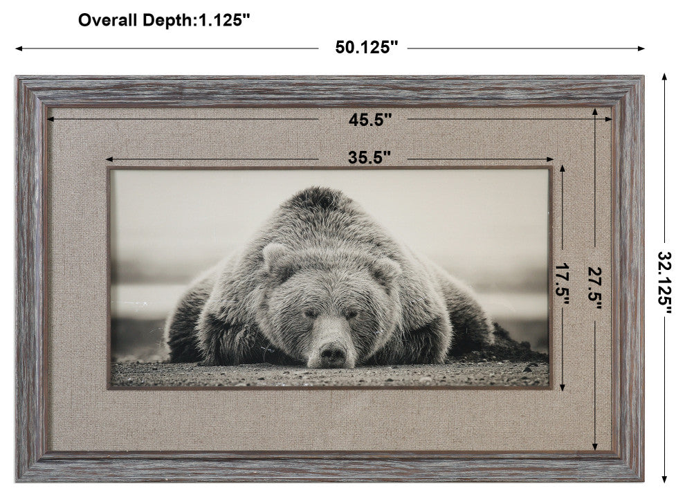 Uttermost Deep Sleep Bear Print