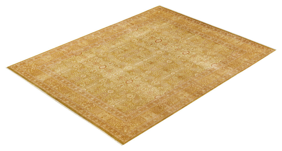 Mogul, One-of-a-Kind Hand-Knotted Area Rug Green, 8'1"x10'6"