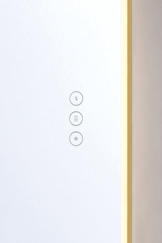 Linden Rectangular Mirror - 24" x 36", Gold