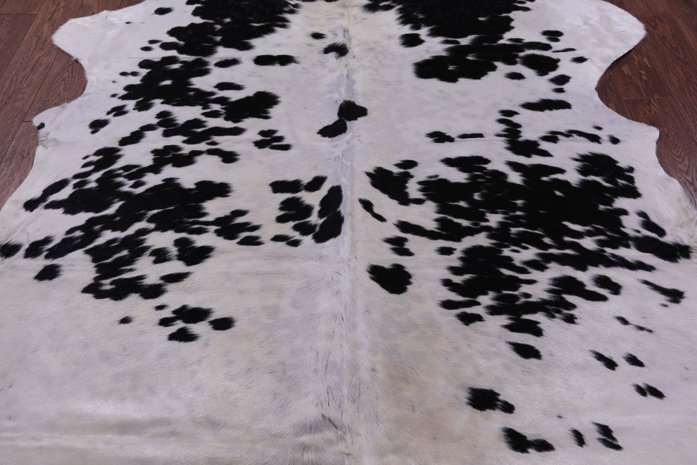 Organic Natural Hair-On Cowhide Area Rug 7' 4" X 6' 6" C1619
