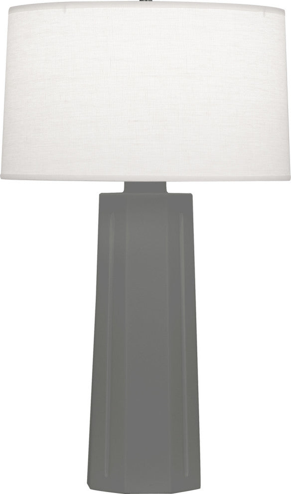 Robert Abbey RA-MCR60 1-Light Table Lamp, Mason